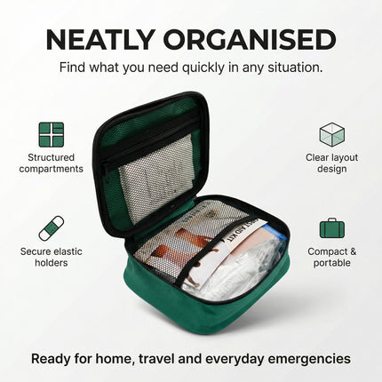 Vitaverus 200 Piece Premium First Aid Kit for Home, Travel & Car