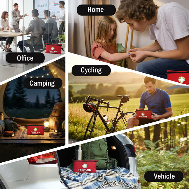 Pocket First Aid Kit for Home, Car & Adventures