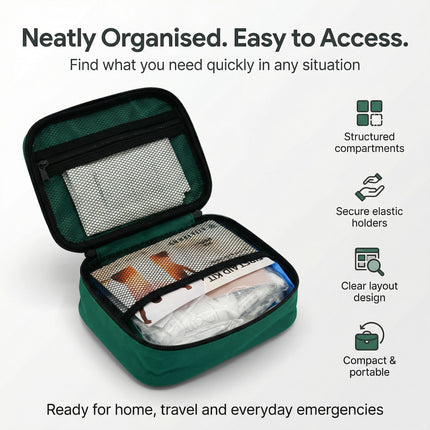 Premium First Aid Kit – 200 Piece (Home, Travel, Workplace, Vehicle)