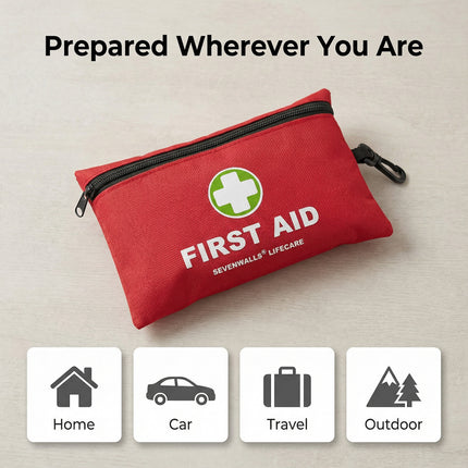 First Aid Kit for Travel, Home, Vehicle, Camping & Outdoor