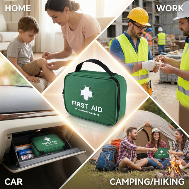 First Aid Kit – 210 Piece (Home, Travel, Car, Office, Outdoor)