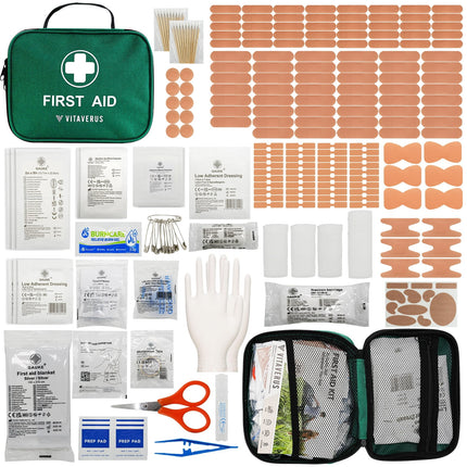 First Aid Kit – 230 PCS (Car, Family, Office, Outdoors)