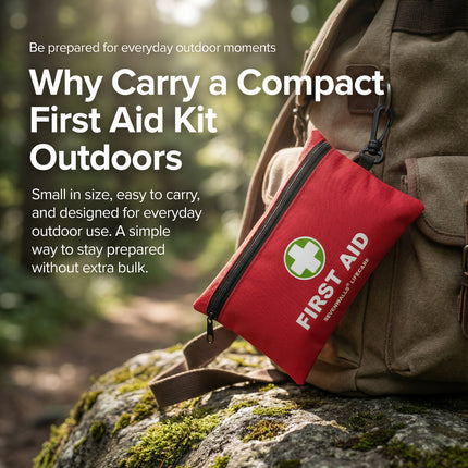 Portable First Aid Kit – 170 PCS for Holidays & Outdoors