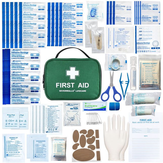 Compact personal first aid kit in a durable pouch for commuting, holidays, and everyday safety