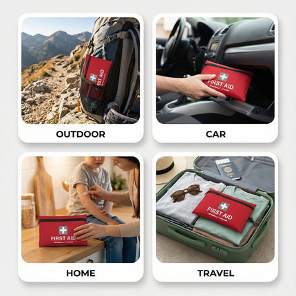 Travel First Aid Kit – 160 PCS Mini Essentials