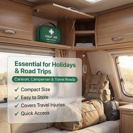 Sevenwalls 220 PCS First Aid Kit – Universal Emergency Kit for Home, Car, Work, Travel & Holidays