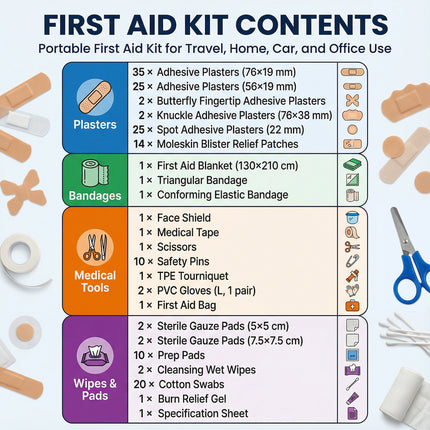 Mini Travel First Aid Kit