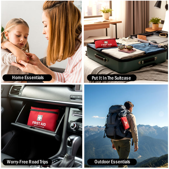 Travel First Aid Kit – 160 PCS Mini Essentials