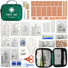 Vitaverus first aid kit with various medical supplies on a white background